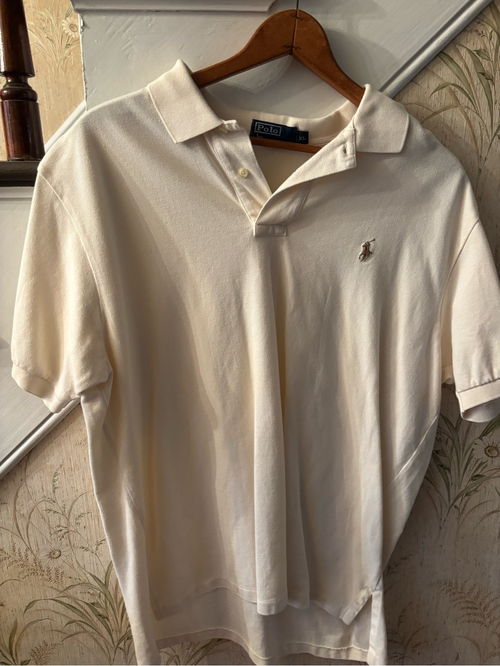 Polo by Ralph Lauren Men’s Light Cream Polo Shirt